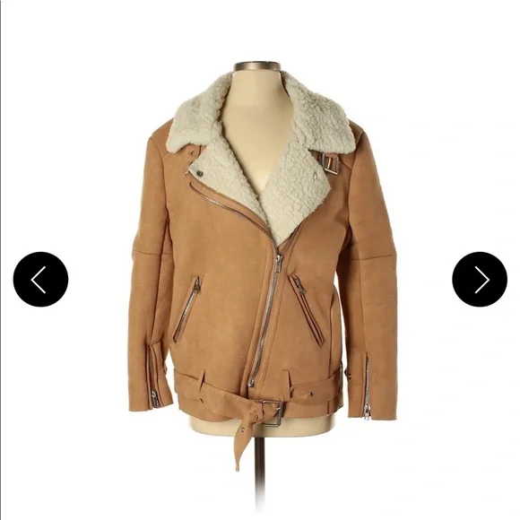 Show Me Your Mumu suede and Sherpa jacket - Picture 7 of 8